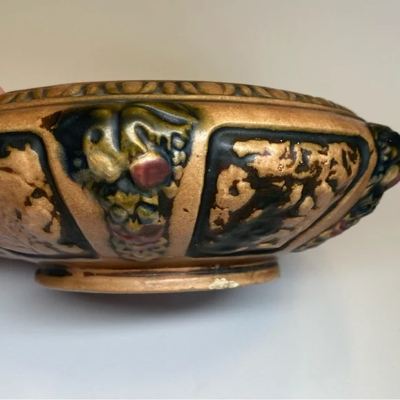 1920s Roseville Pottery Florentine low bowl - Picture 6 of 16
